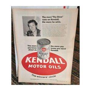 Kendall Motor Oil Don Schumacher 1972 Original Magazine Print Ad
